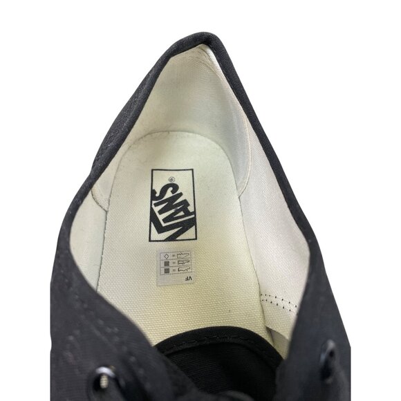 Vans Authentic Low-Top Black Canvas Sneakers Size 14 SKU 8777 - Picture 10 of 14